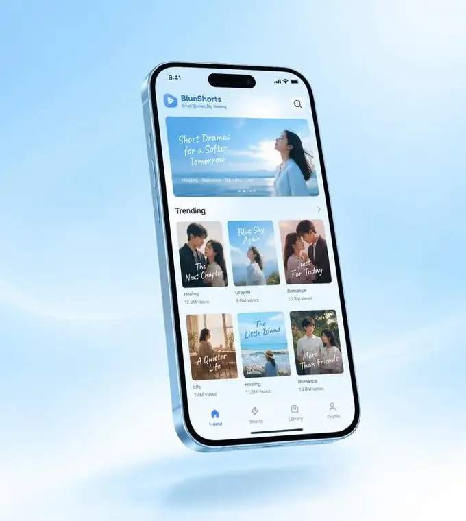黄果漫剧主页 APP 界面预览